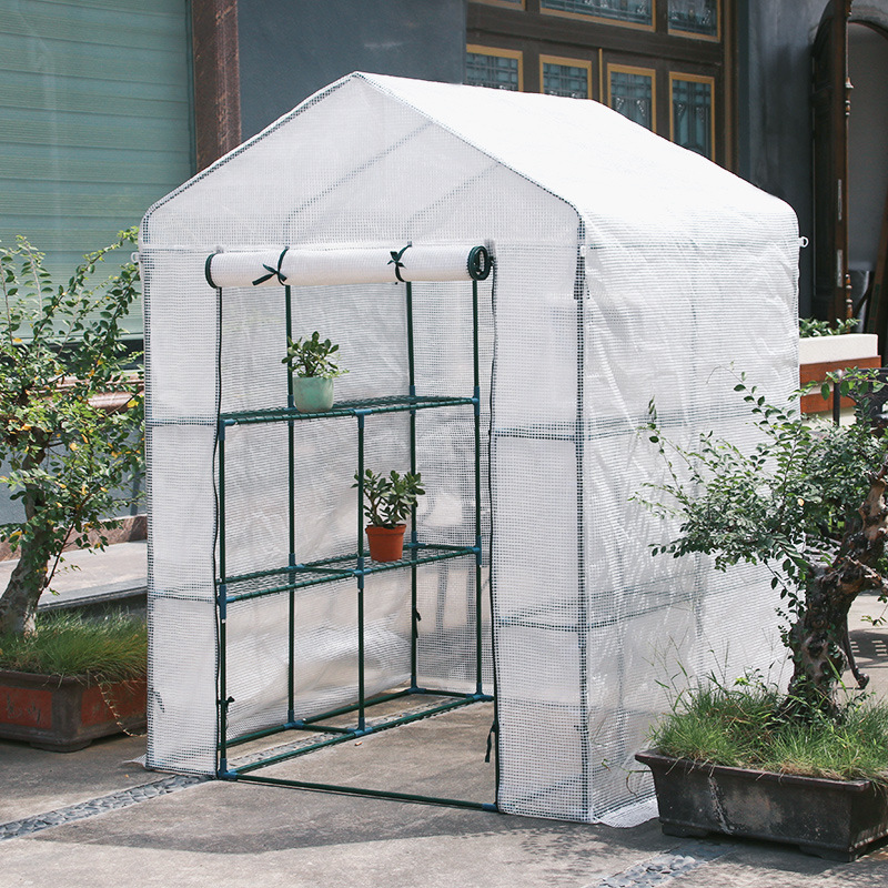 Walk-In Portable Greenhouse | Weatherproof Tunnel Plant Shelter | Frost-Resistant Garden Shed for Vegetables & Flowers