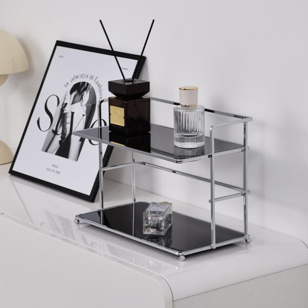 Cream Color Metal Desktop Rack | For Mugs, Water Cups