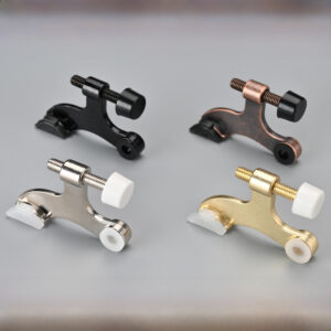 Thickened American zinc alloy hinge door top with adjustable door stop, K-shaped door top, trident door top, rust proof coating