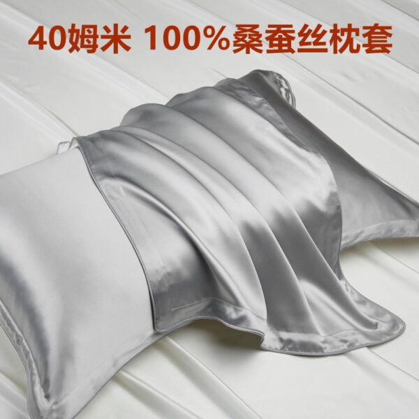 40 Momme Heavyweight Pure Silk Pillowcase, 100% Mulberry
