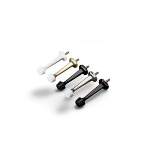 American heavy-duty zinc alloy door top solid door stop, high-quality rubber anti rust coating to protect the door wall