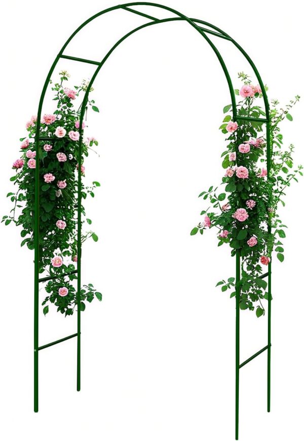 100% Metal Garden Arch Trellis for Climbing Plants