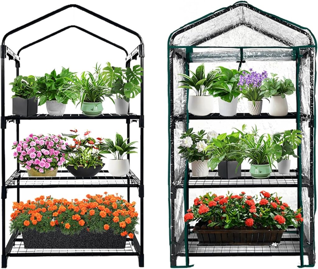 Retail-Ready 3-Tier Mini Greenhouse
